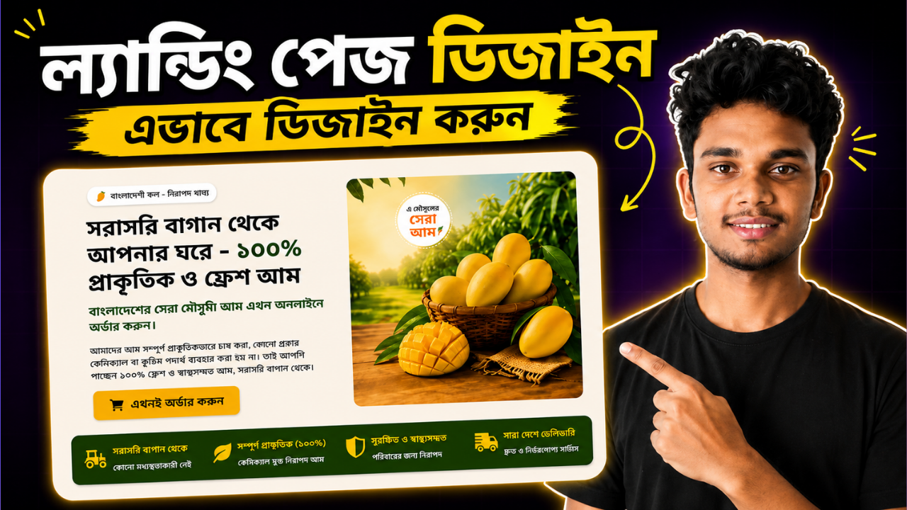 How to Create a Landing Page in WordPress | Complete Bangla Tutorial – EWA